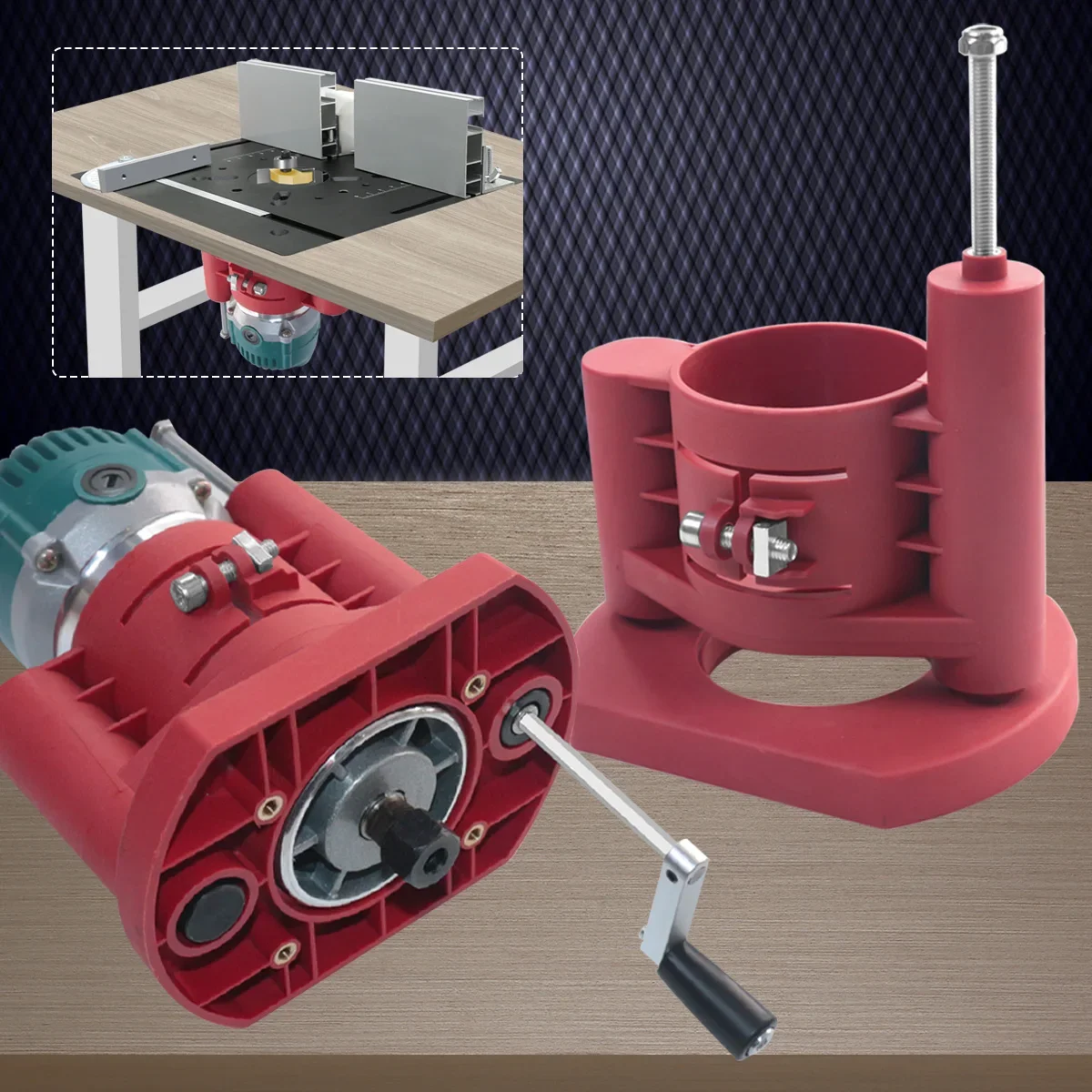 Router Table Insert - Precyzyjny podnośnik routera - System podnoszenia
