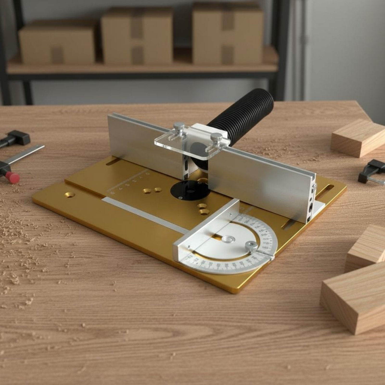 Router Table Insert - Stół frezarski stolarski z miernikiem kąta,