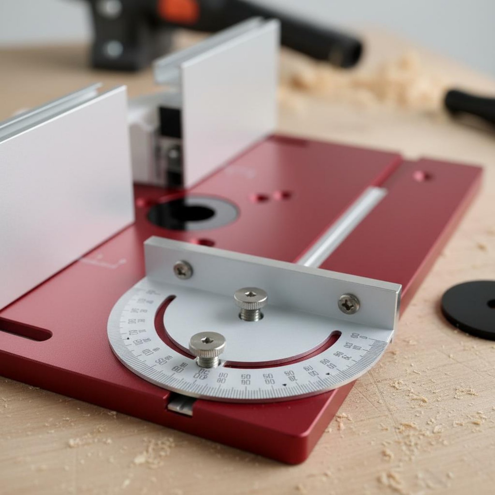 Router Table Insert - Aluminiowa płyta obrotowa do frezarki z