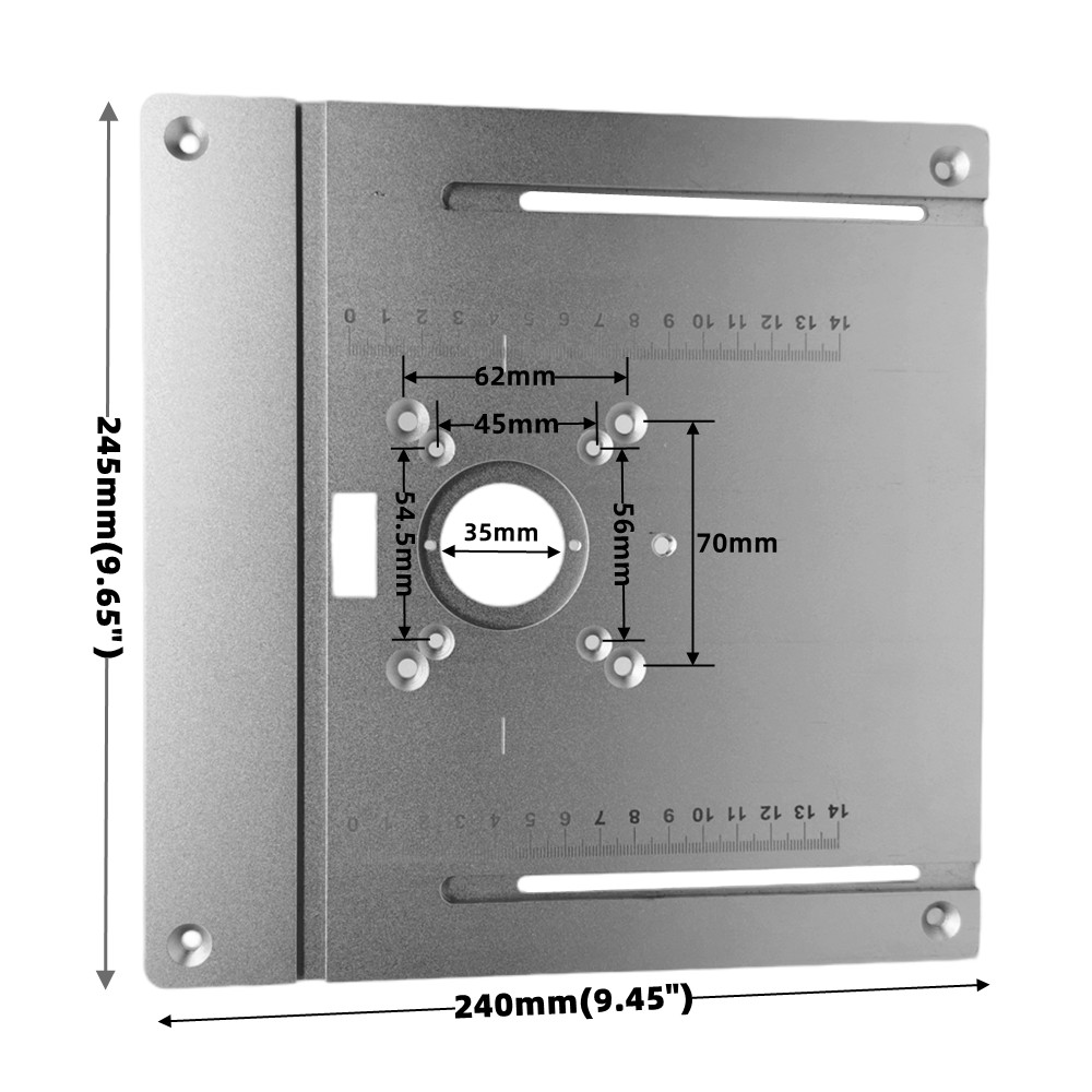 Aluminiowa płyta stołowa route – Router Table Insert recenzja i cena