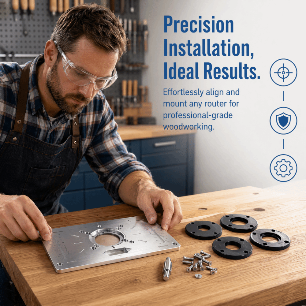 Aluminiowa płytka montażowa do – Router Table Insert recenzja i cena