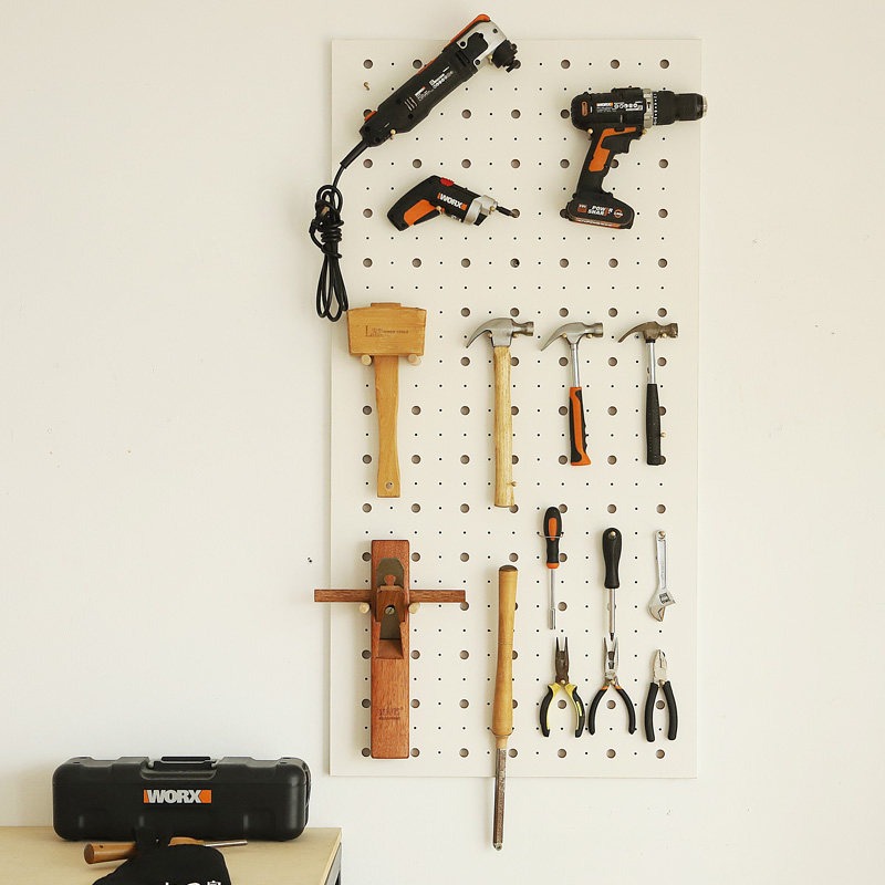 Półka narzędziowa z otworami X – Workshop Tools.Hanging Board recenzja i cena