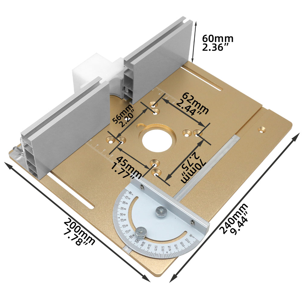 C8 aluminiowa płyta stołowa ro – Router Table Insert recenzja i cena